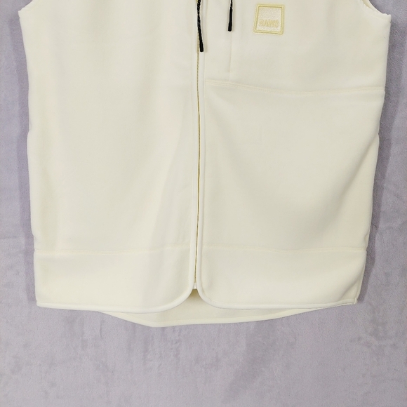New RAINS Fleece Vest in STRAW Pale Yellow P4178 - Picture 3 of 10